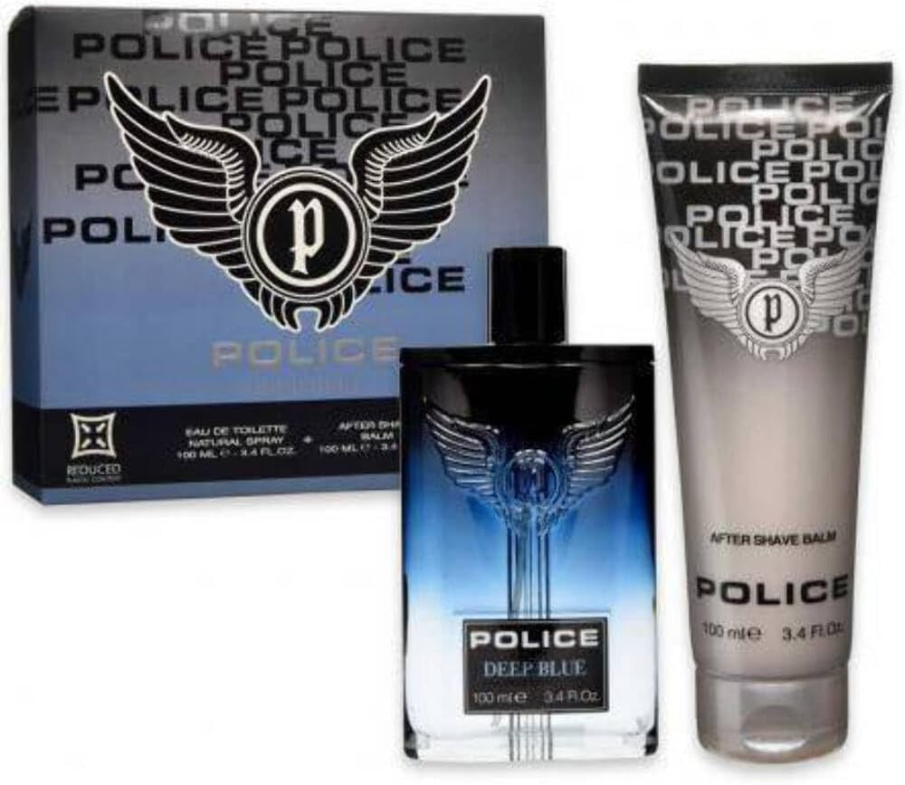 Police Deep Blue homme Edt. 100 ml. & Dopo Barba Balm. 100 ml. Cofanetto