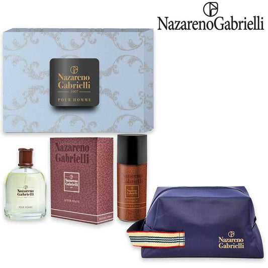 Nazareno Gabrielli Conf. Dopo Barba 100 ml & Deo 150 Omaggio Borsello