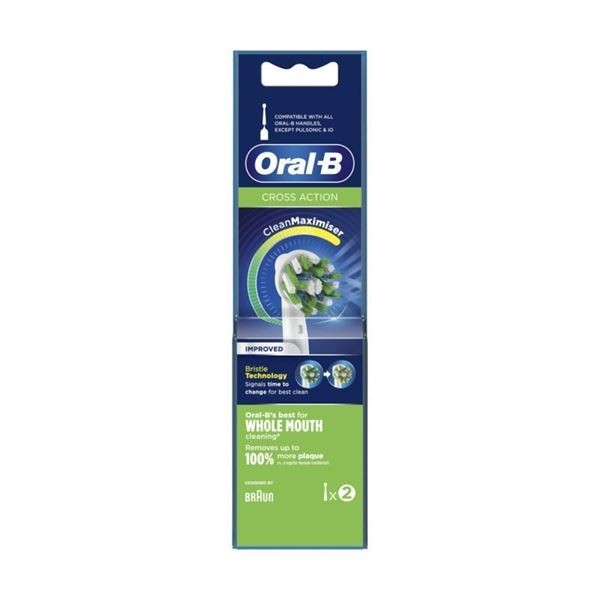ORAL-B 2 RICAMBI CROSSACTION