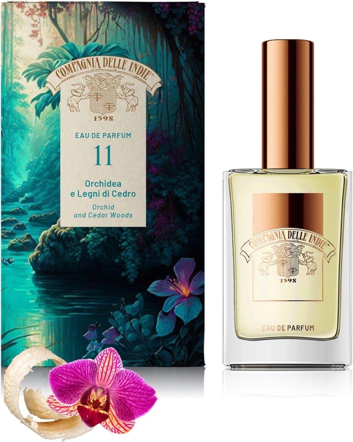 Compagnia Delle Indie Edp. 75  ml. Orchidea e Legni di Cedro N11