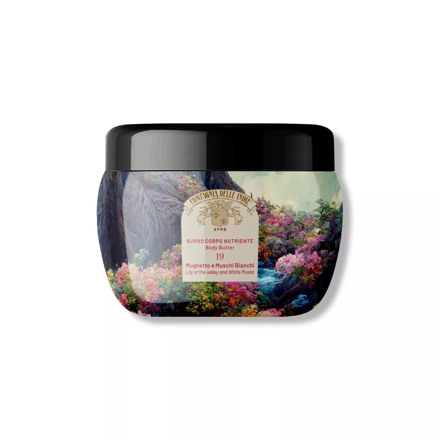 Compagnia Delle Indie Burro Corpo 250 ml. Mughetto e Muschi Bianchi N19