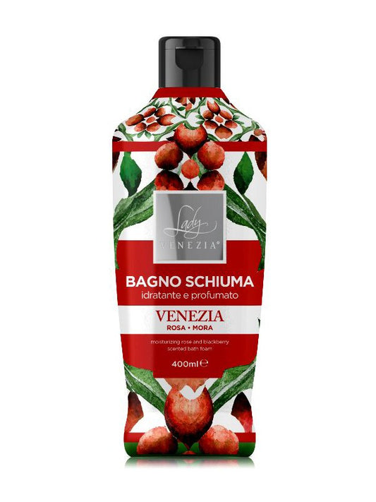 Lady Venezia Bagnoschiuma 400 ml. Idratante Venezia Rosa e Mora