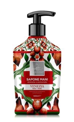 Lady Venezia Sapone Liquido 500 ml. Idratante Venezia Rosa e Mora