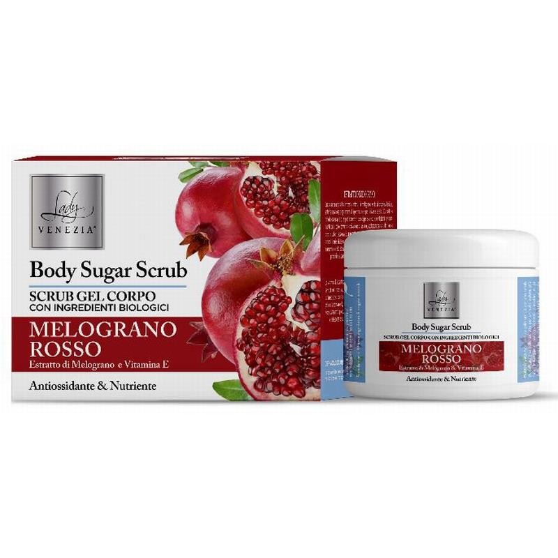 Scrub Gel Corpo Officinale Lady Venezia 250 ml. Melograno Rosso