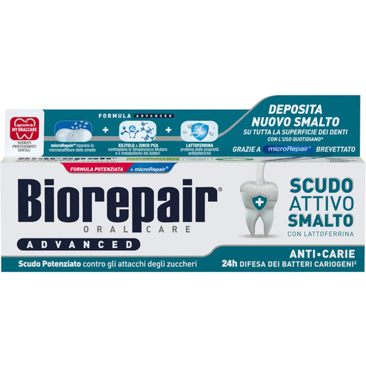 Biorepair Dentifricio 75 ml. Scudo Attivo Smalto