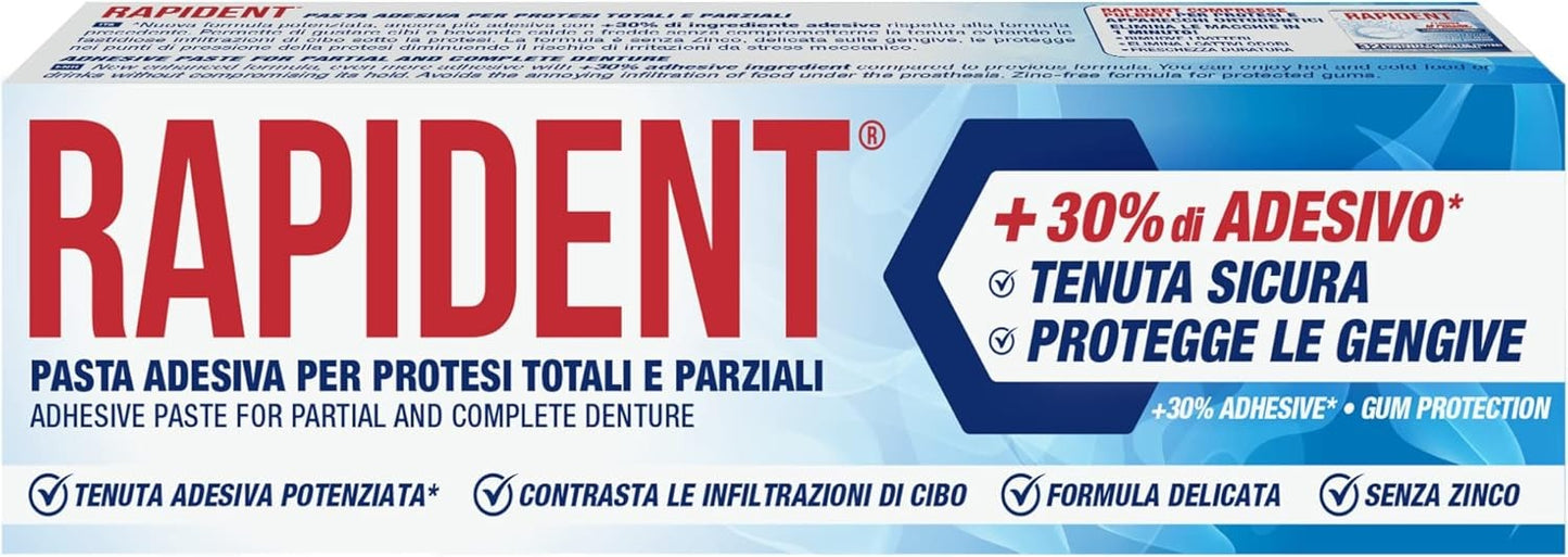 Rapident Adesivo Protesi 40 gr. Protezione Gengive