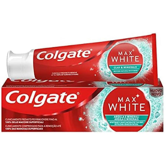 Colgate Dentifricio 75 ml. Max White Argilla e Minerali