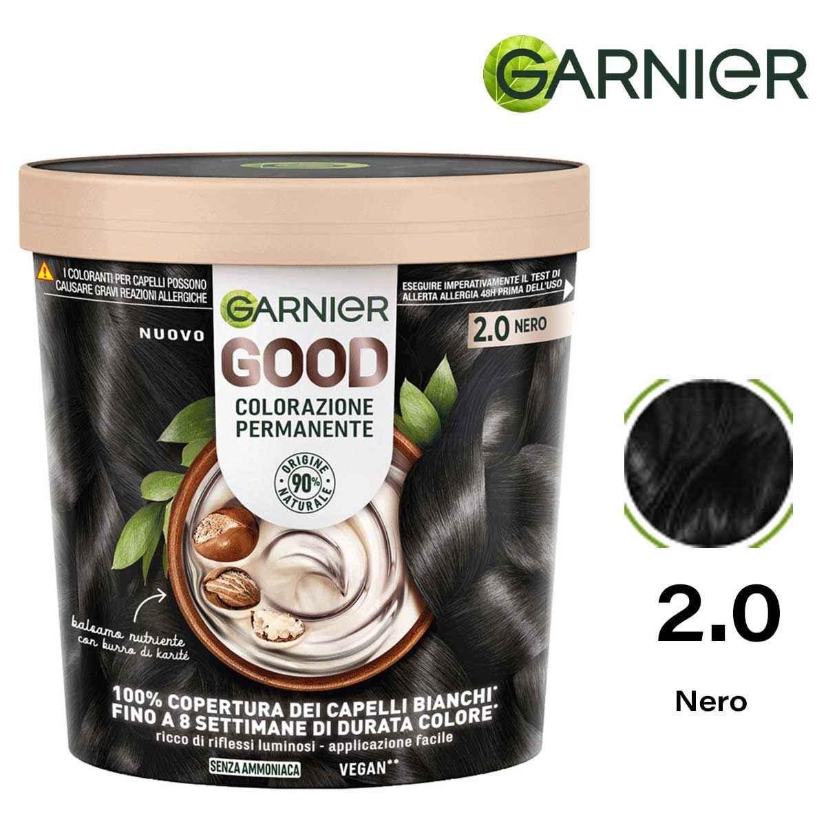 Garnier Good Colorazione Permanente n. 2.0 Nero