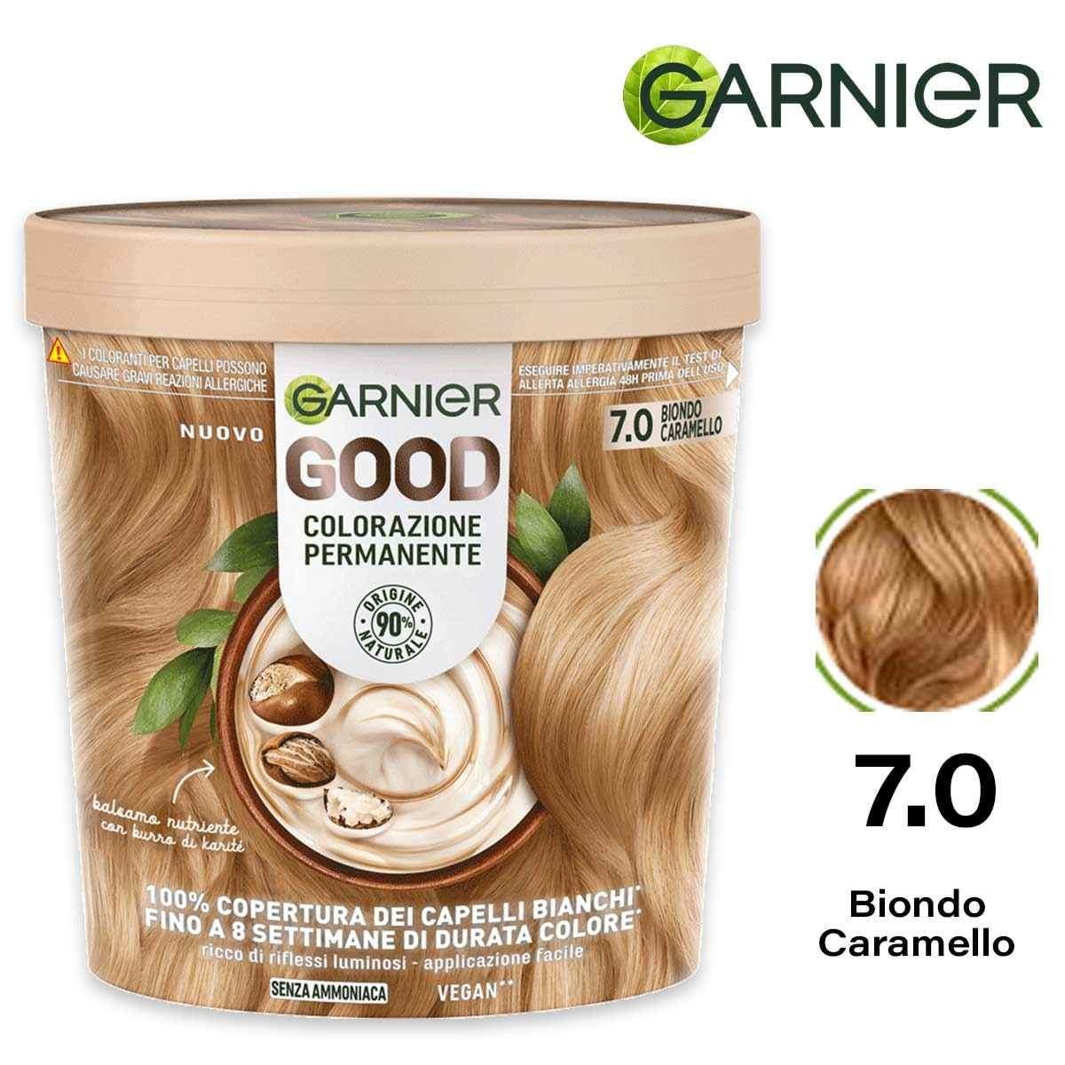 Garnier Good Colorazione Permanente n. 7.0 Biondo Caramello