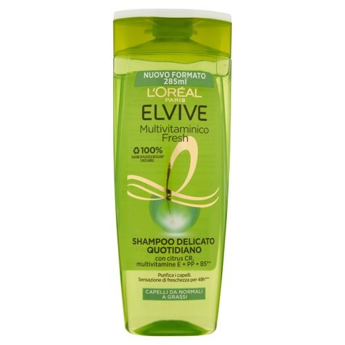 Elvive Shampoo 285 ml. Multivitaminico Fresh