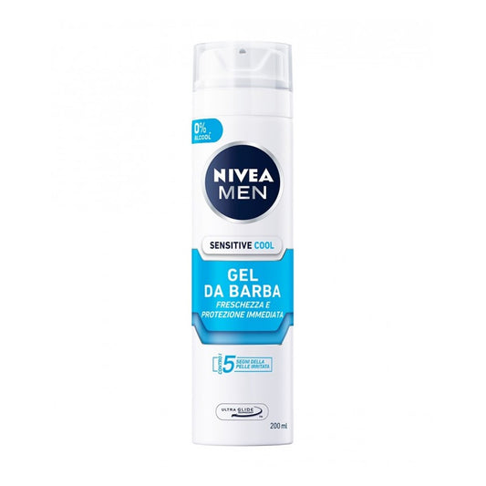 Nivea Men Gel Da Barba 200 ml. Sensitive Cool