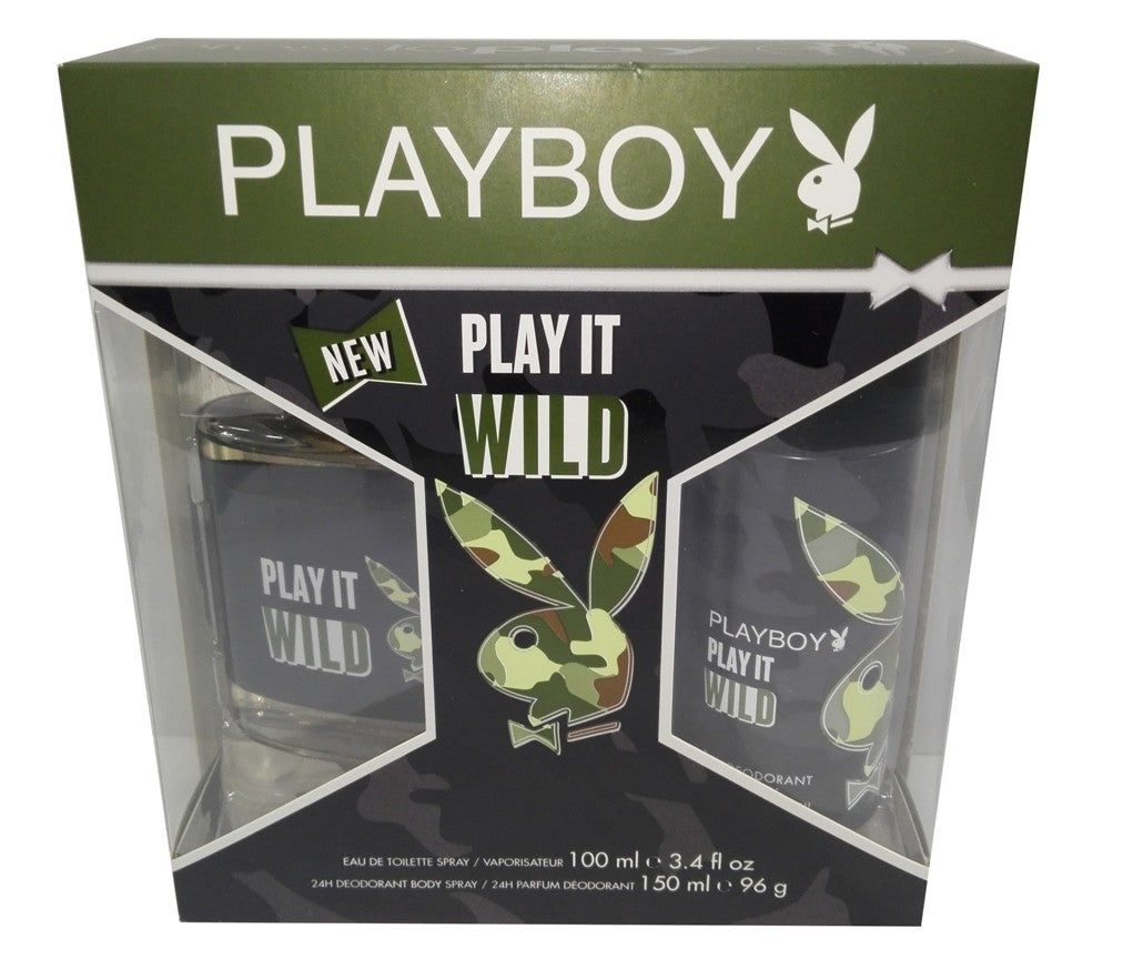 PlayBoy conf. Wild edt 100 ml & deodorante spray 150 ml.