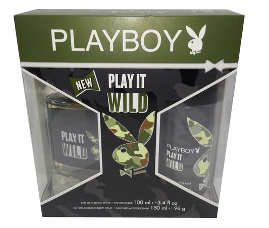 PlayBoy conf. Wild edt 100 ml & deodorante spray 150 ml.