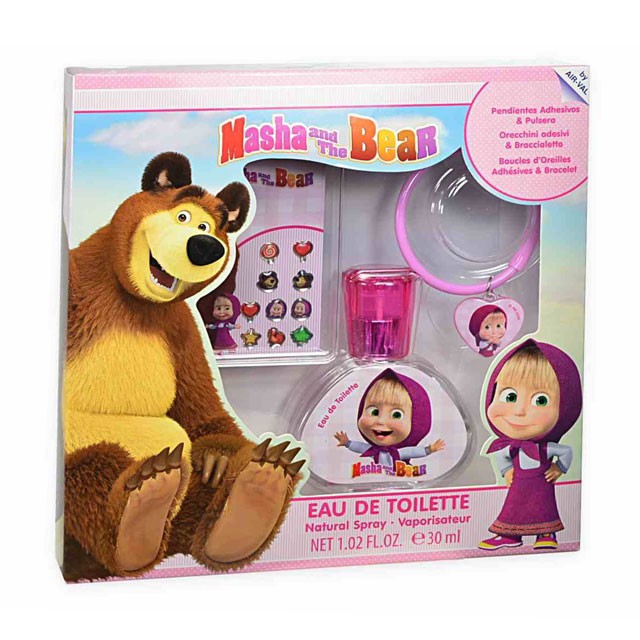 Masha & Orso conf. edt 30ml + adesivi + bracciale