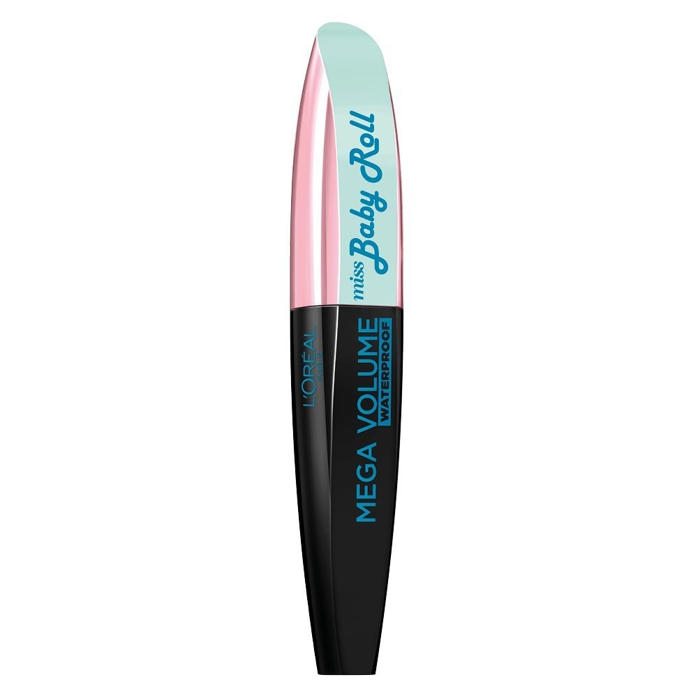 L'Oreal Mascara  Miss Baby Roll Nero Waterprof Mega Volume ed Incurvatura a Lunga Tenuta