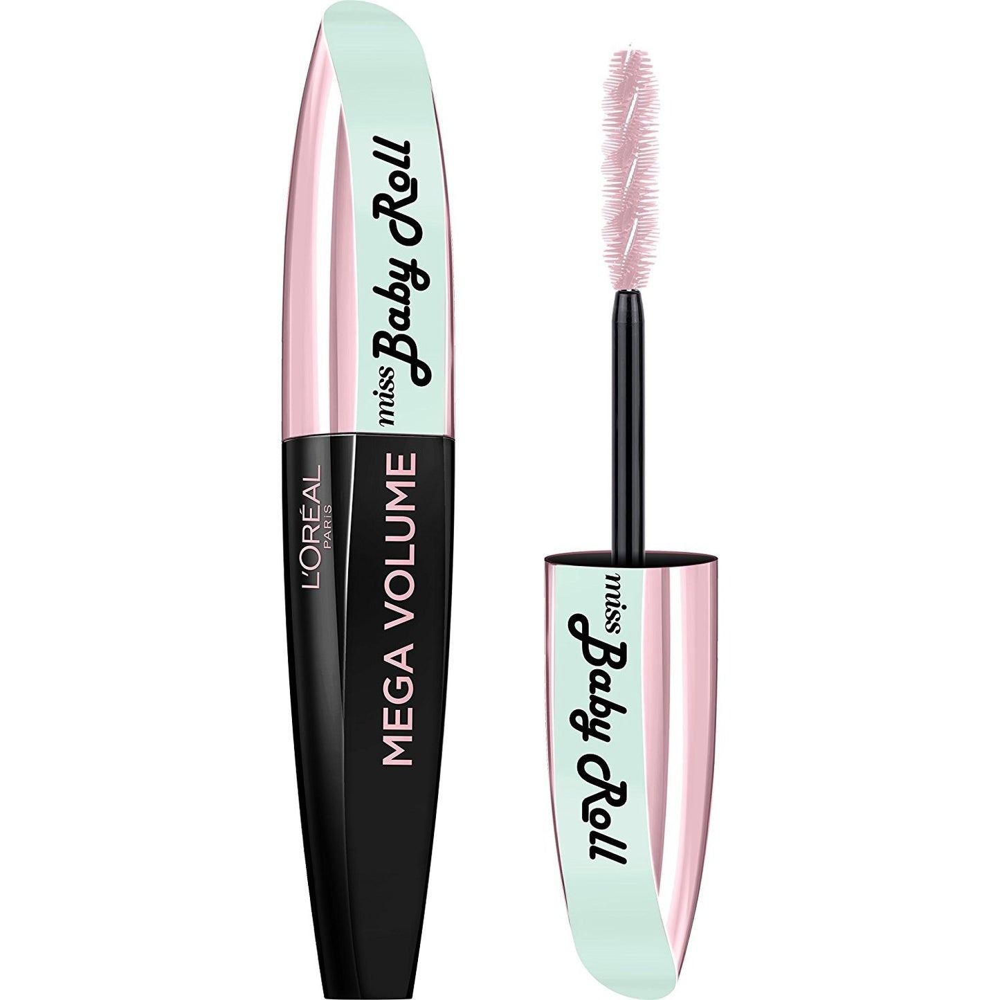 L'Oreal Mascara Miss Baby Roll Mega Volume e Incurvatura a Lunga Tenuta Nero