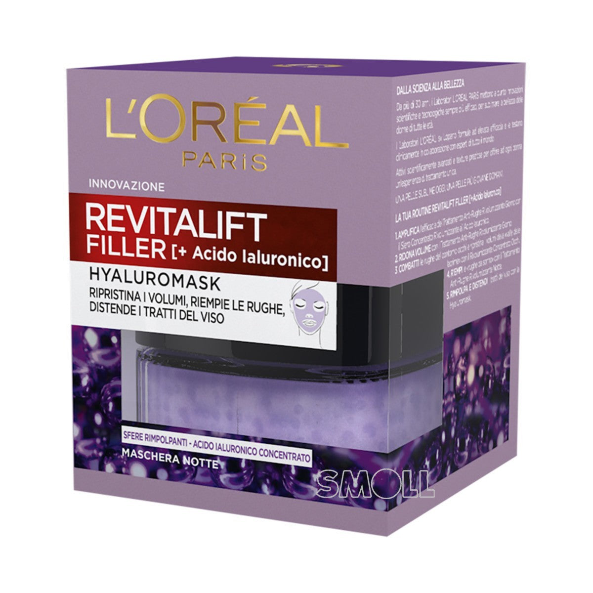 L'Oreal Revitalift Filler Maschera Viso notte Rinpolpante 50 ml.