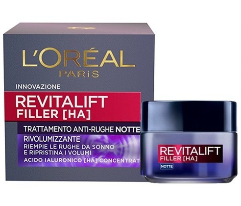 L'Oreal Paris Revitalift filler [ha] trattamento anti-rughe notte 50 ml.