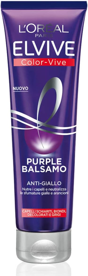 Elvive Balsamo Trattamento Purple Antigiallo Tubo 150 ml.