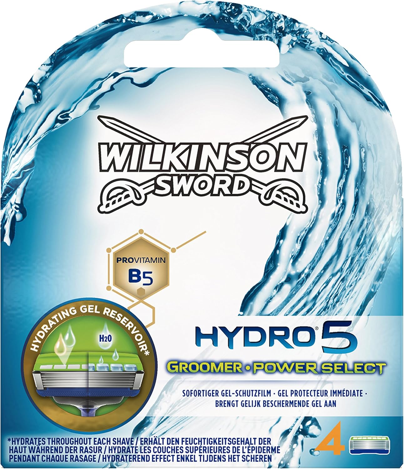 WILKINSONS 5 LAME HYDRO THE FACE GROOMER 4 RICARICHE