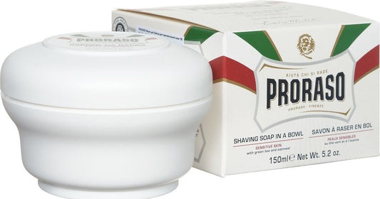 PRORASO Sapone Da Barba Per Pelli Sensibili Anti Irritazione Vaso 150 Ml.