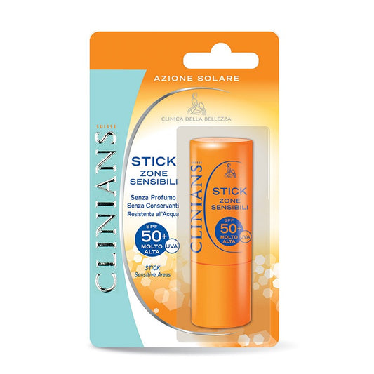 CLINIANS Stick Solare Zone Sensibili SPF 50+ ml.10