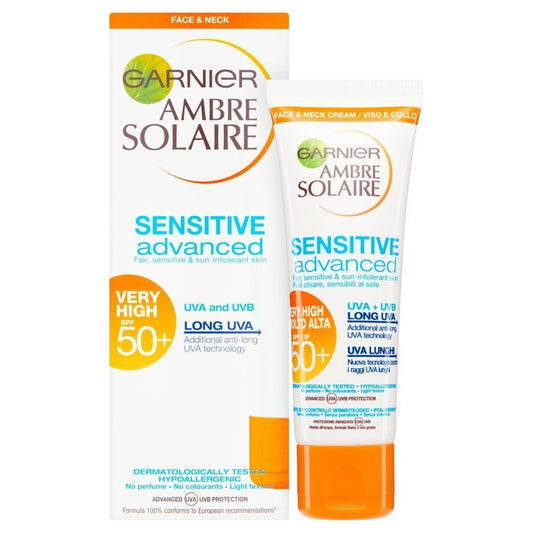 GARNIER AMBRE SOLAIRE ADVANCED VISO E COLLO FP.50 CREMA PROT 50 ML