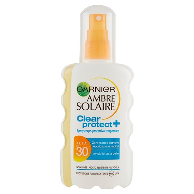 Garnier Ambre Solaire Clear Protect FP.30 Spray Trasparente 200 ML