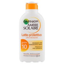 GARNIER AMBRE SOLAIRE IDEAL BRONZE LATTE SPRAY FP.10 PROTETTIVO 200 ML