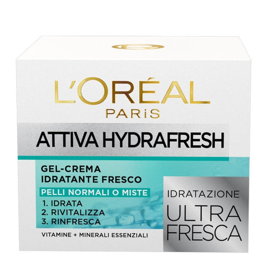 L'Oreal Crema Attiva Hydrafresh p.normali 50 ml.