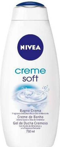 NIVEA Bagno Crema Creme Soft Olio di Mandorla 750 ml.
