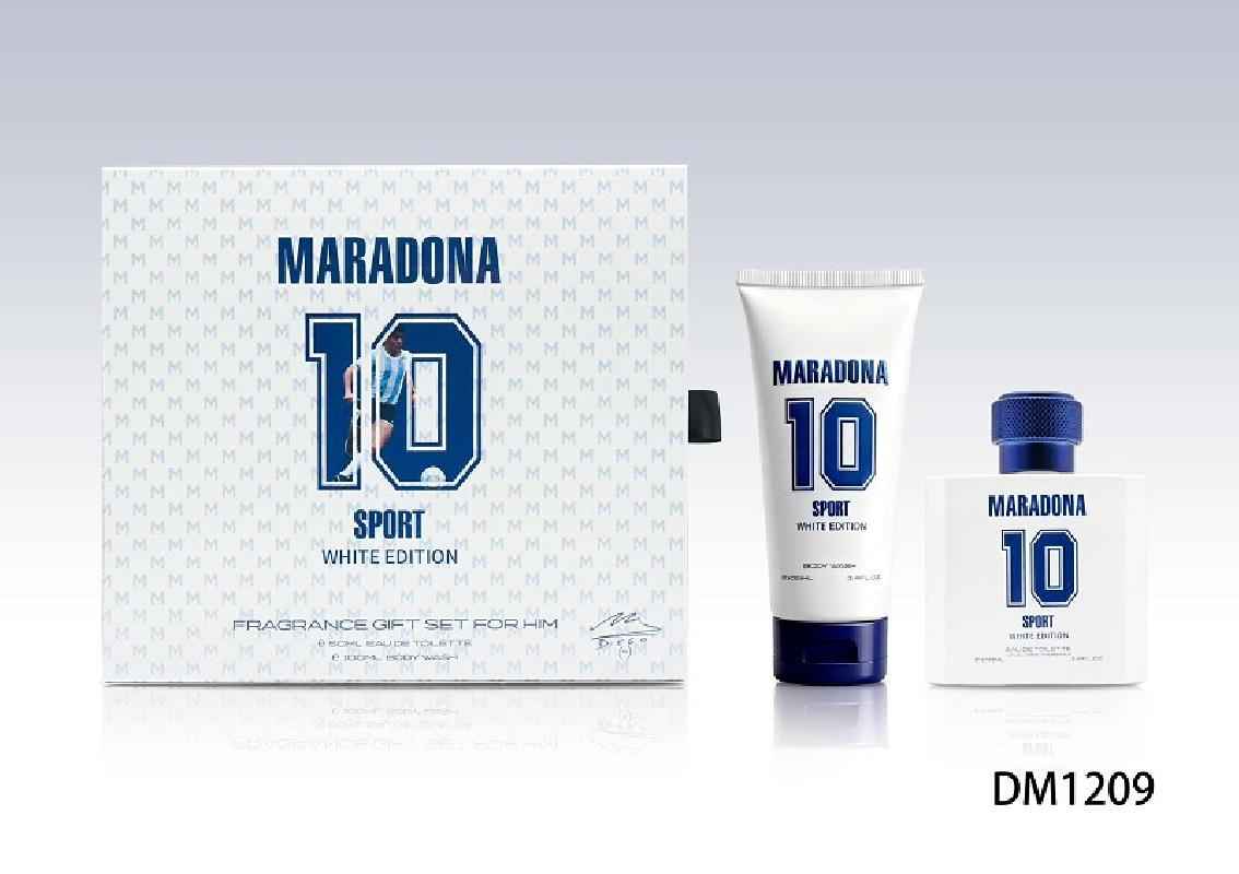 Diego Armando Maradona Cofanetto Edt. White 50 ml + Bsh.