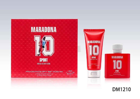 Diego Armando Maradona Cofanetto Edt. Red 50 ml + Bsh.