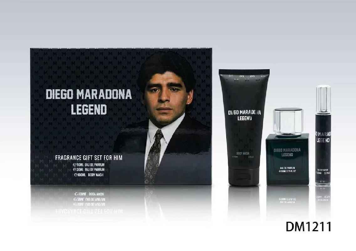 Diego Armando Maradona Cofanetto Profumo Legend 50 ml Edp.+20ml. + Bsh.