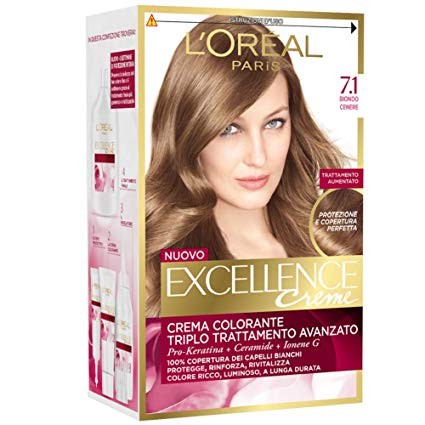 Excellence Crema Colorante N.7.1 Biondo Cenere