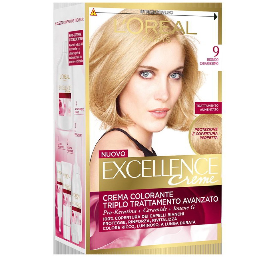 Excellence Crema Colorante N.9 Biondo Chiarissimo