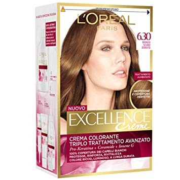 Excellence Crema Colorante N.6.30 Biondo Scuro Dorato