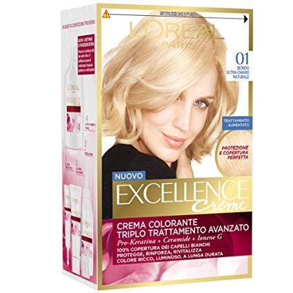 Excellence Crema Colorante n.01 Biondo Ultra Chiaro Naturale