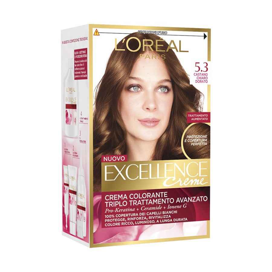 Excellence Crema Colorante N.5.3 Castano Chiaro Dorato