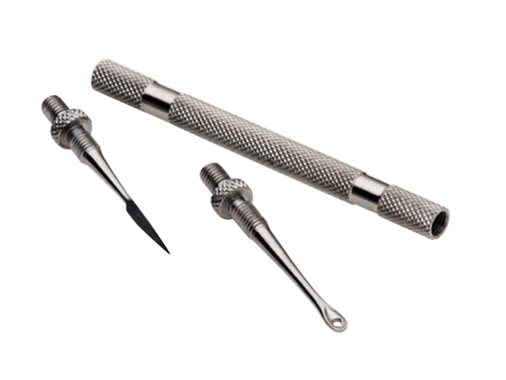 Ipam Schiacciamomedoni Professionale inox 2 usi svitabile – anello e punta lancia svitabili, in busta