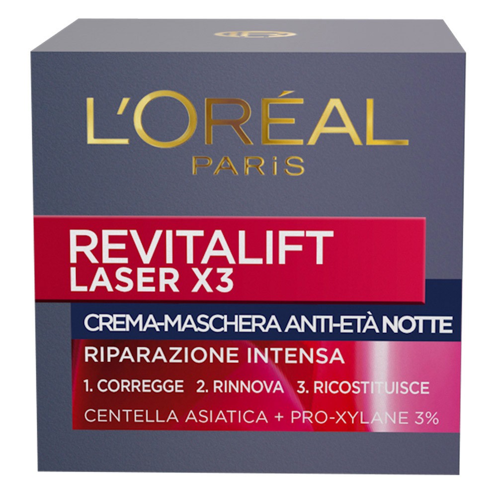L'Oreal Re Vitalift Laser X3 Notte 50 ml.