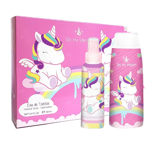 My Unicorn edt. per bambini 100 ml Spray & Bsh.300 ml.Cofanetto