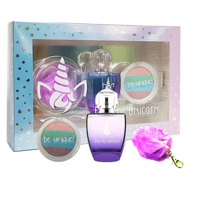 My Unicorn edt. per bambini 100 ml Spray & Ombretto & Portachiavi Cofanetto