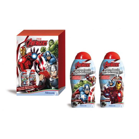 Avengers 2 bagno shampoo baby da 300 ml.  Cofanetto