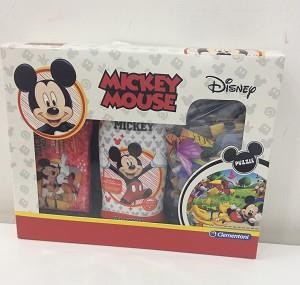 MicKey Mouse Bagnoschiuma 250 ml.& 15 salviettine & puzzle Cofanetto