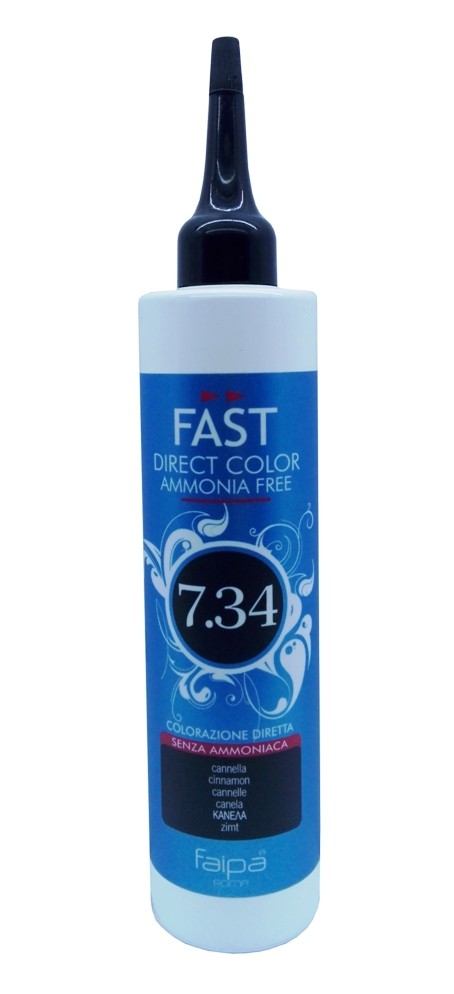Faipa Fast Colorazio Diretta Senza Ammoniaca 150 ml N° 7.34 ( Cannella)