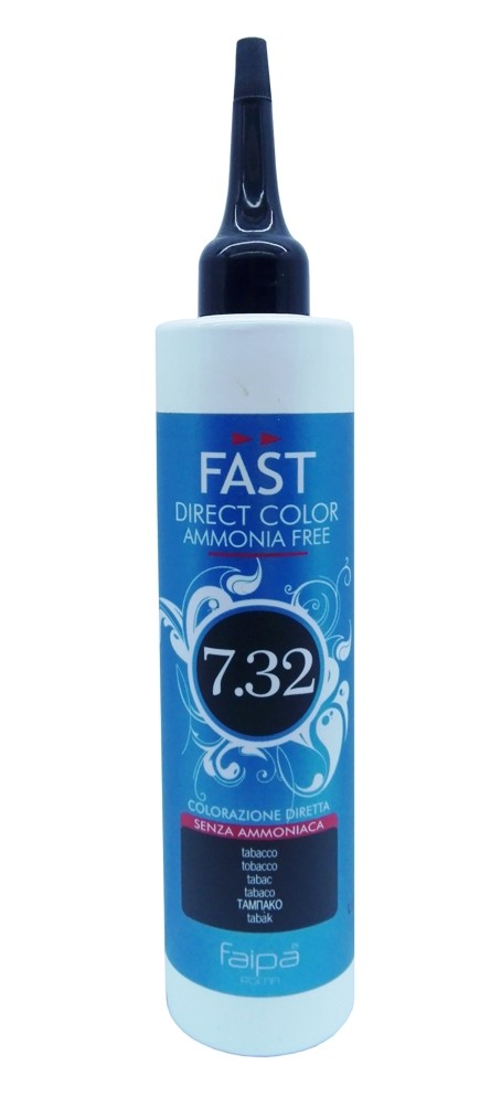 Faipa Fast Colorazio Diretta Senza Ammoniaca 150 ml N° 7.32 ( Tabacco)