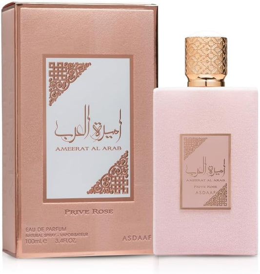 Lattafa Perfumes AMEERAT AL ARAB PRIVE ROSE Eau De Parfume 100 ml.