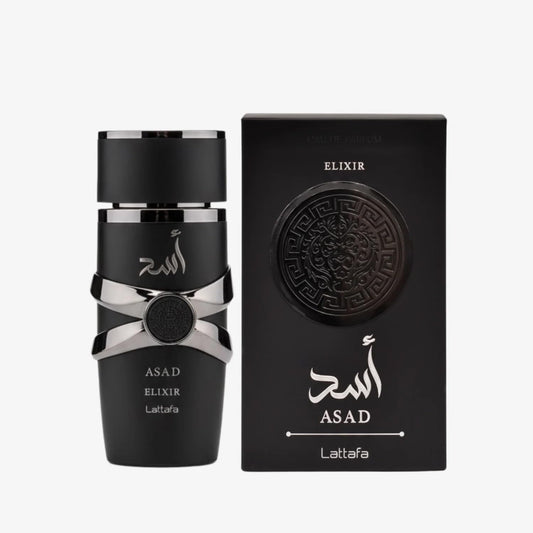 Lattafa Perfumes ASAD Noir ELIXIR Eau De Parfume 100 ml.