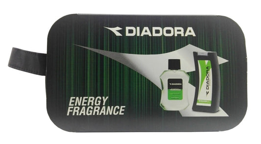 Diadora Conf. Energy Green Fragance edt 100 ml & Shower Gel 250 ml & Borsello